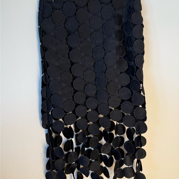 Commense Laser Cut Multi Circle Double Layered Skirt - Picture 2 of 3